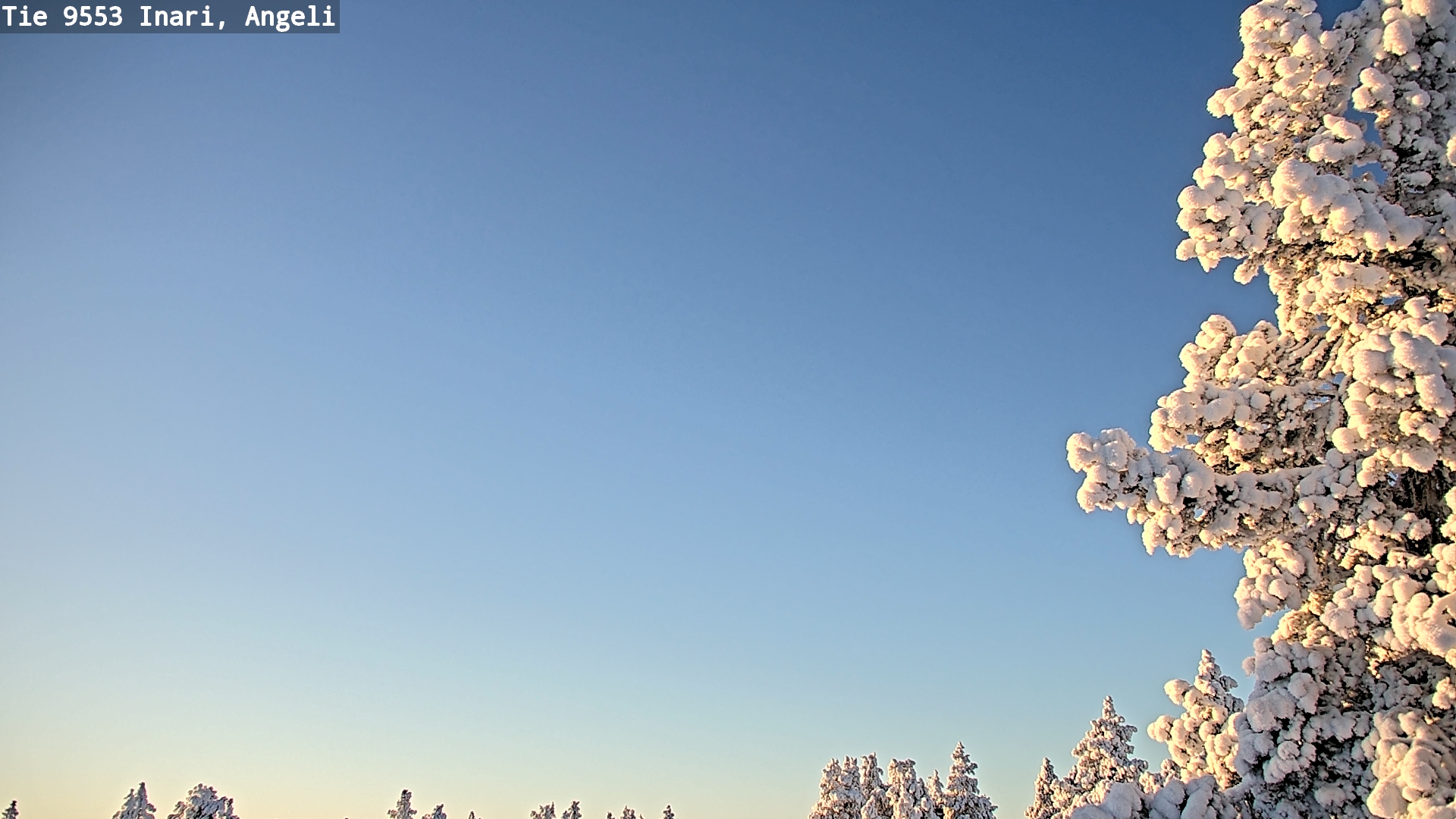 Weather Camera Image Road 9553 Inari, Angeli, Lintupuolivaara, Inari, Lappi