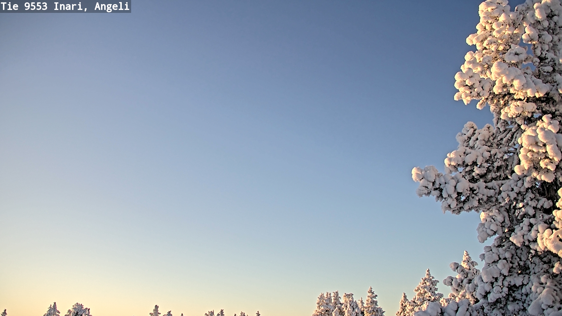 Weather Camera Image Road 9553 Inari, Angeli, Lintupuolivaara, Inari, Lappi