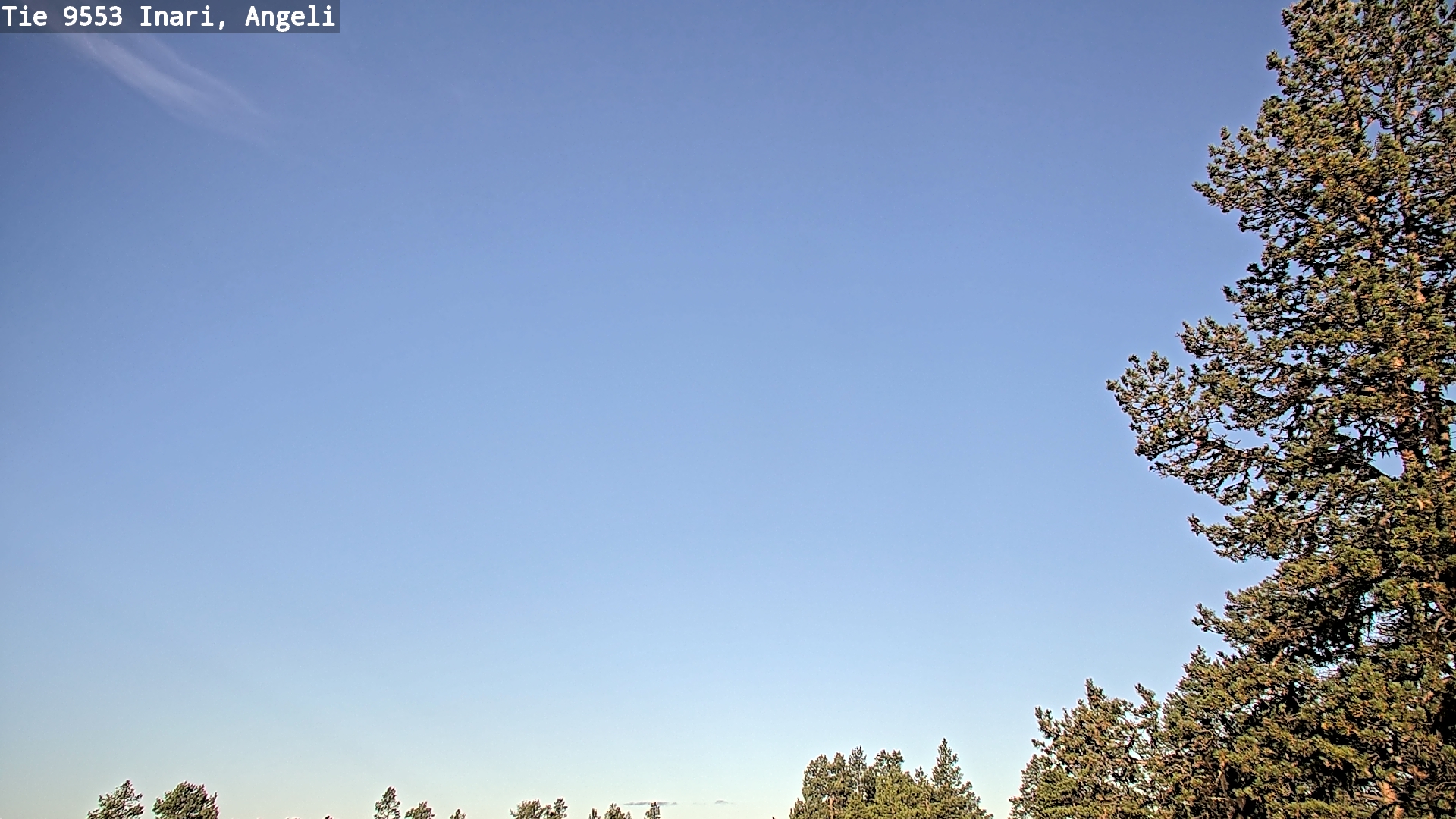Weather Camera Image Road 9553 Inari, Angeli, Lintupuolivaara, Inari, Lappi