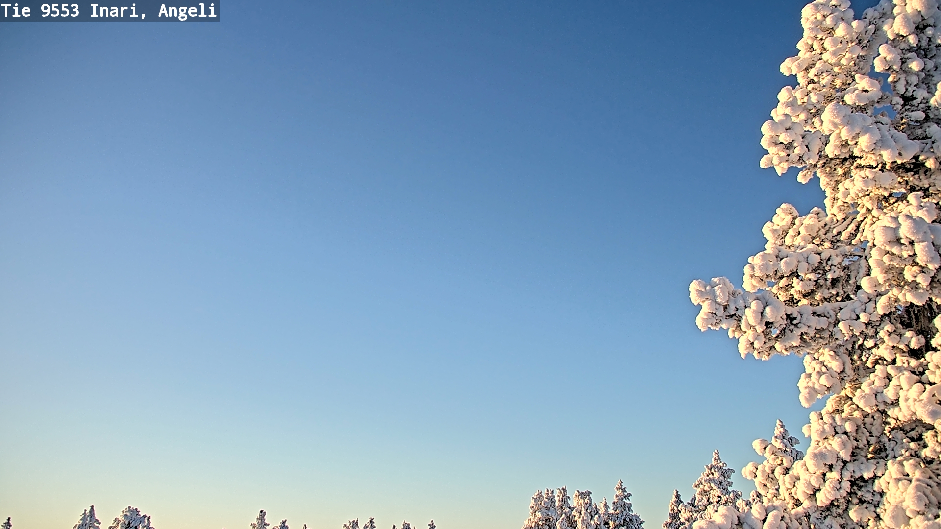 Weather Camera Image Road 9553 Inari, Angeli, Lintupuolivaara, Inari, Lappi