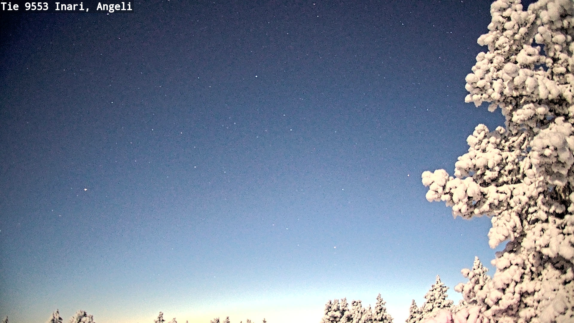 Weather Camera Image Road 9553 Inari, Angeli, Lintupuolivaara, Inari, Lappi