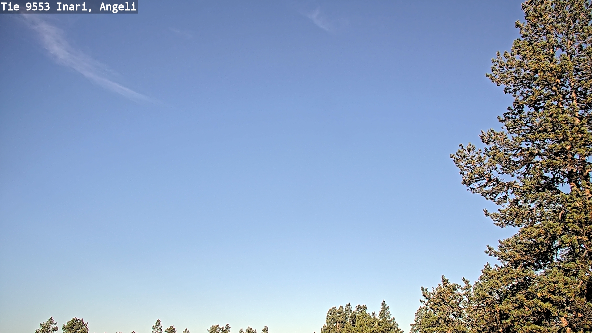 Weather Camera Image Road 9553 Inari, Angeli, Lintupuolivaara, Inari, Lappi