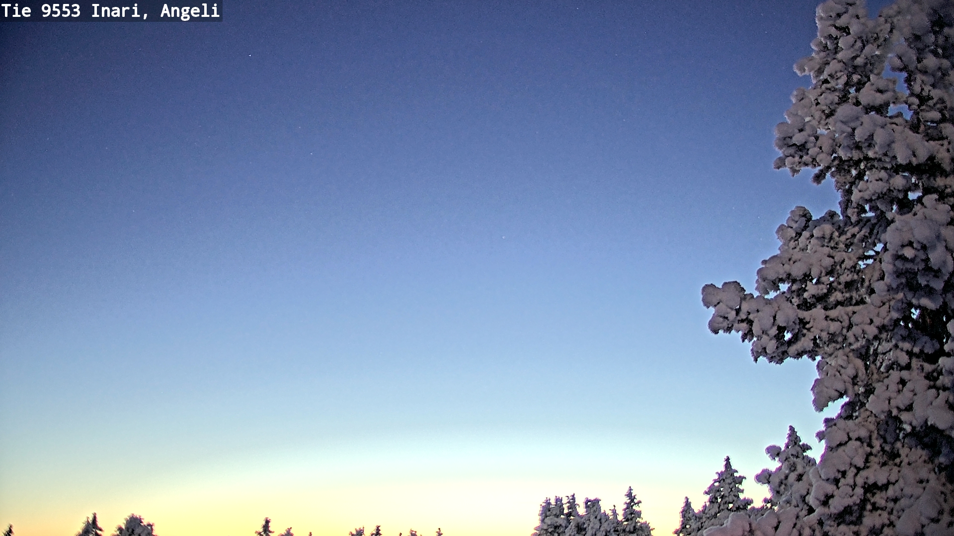 Weather Camera Image Road 9553 Inari, Angeli, Lintupuolivaara, Inari, Lappi