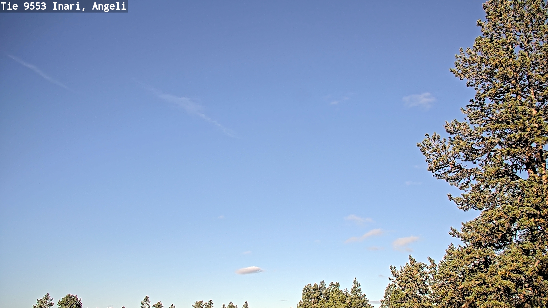 Weather Camera Image Road 9553 Inari, Angeli, Lintupuolivaara, Inari, Lappi