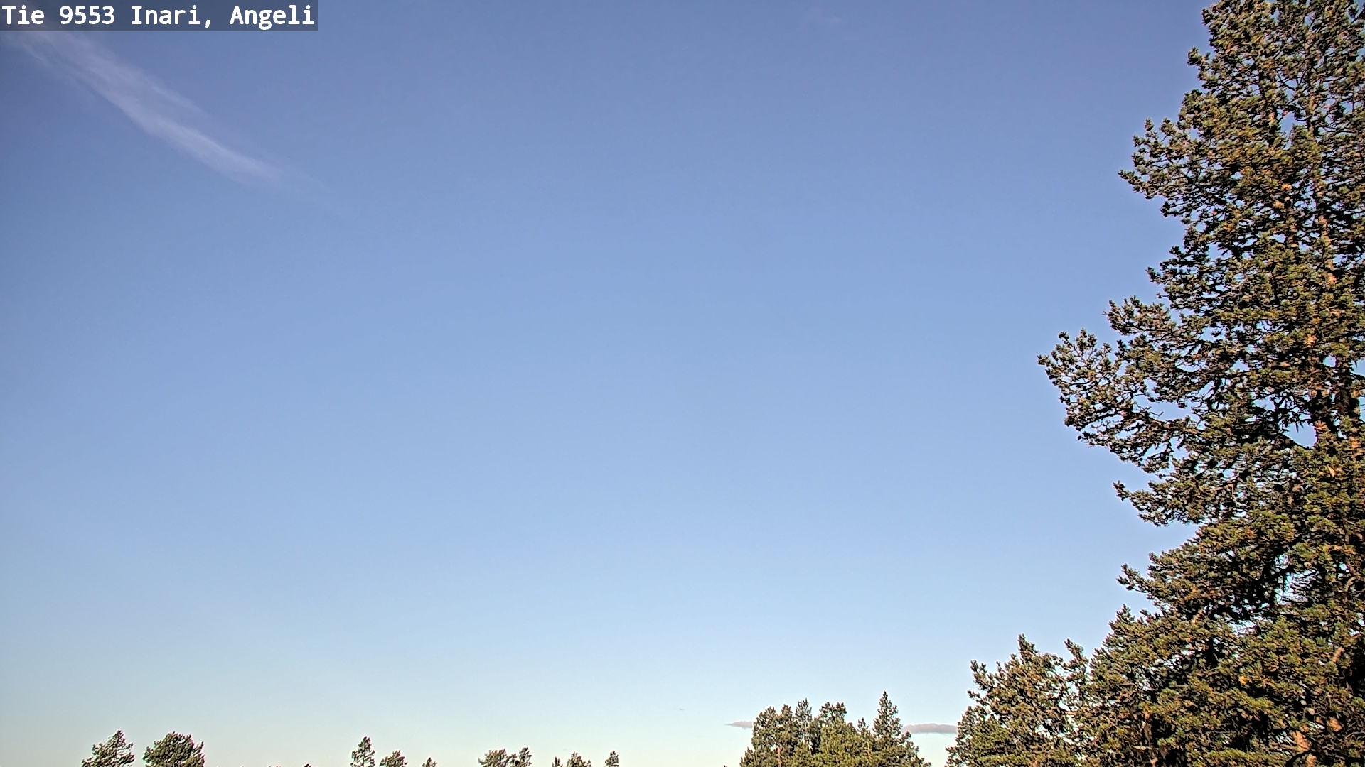 Weather Camera Image Road 9553 Inari, Angeli, Lintupuolivaara, Inari, Lappi