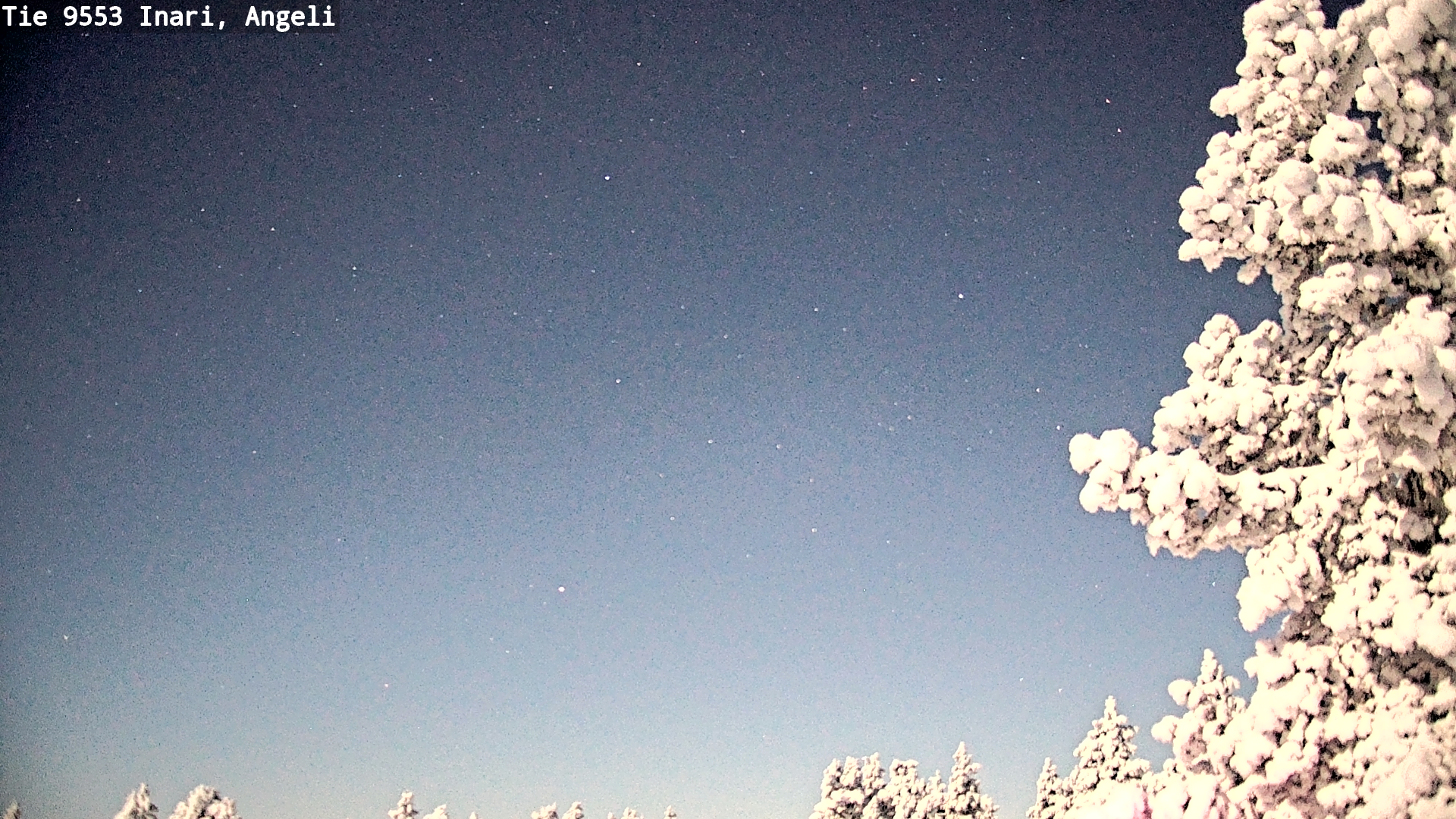 Weather Camera Image Road 9553 Inari, Angeli, Lintupuolivaara, Inari, Lappi