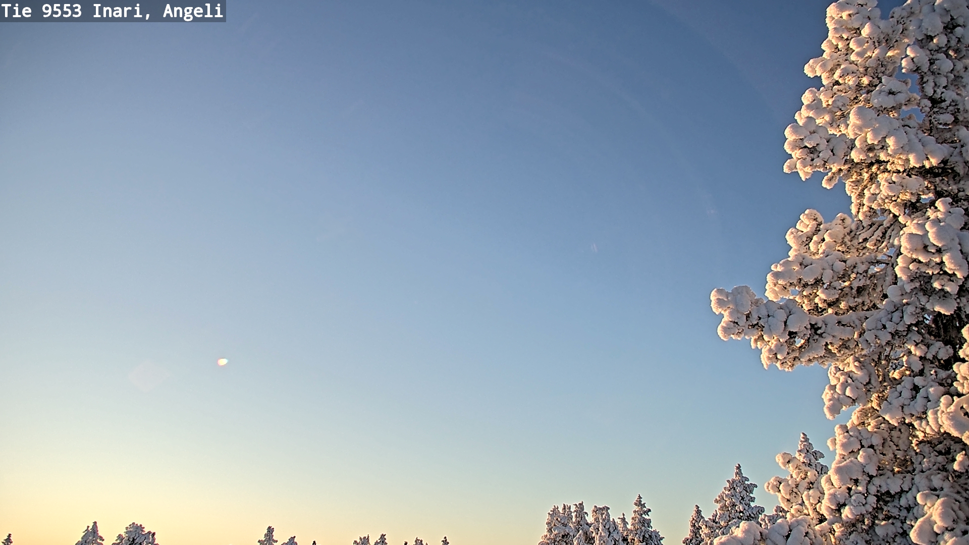 Weather Camera Image Road 9553 Inari, Angeli, Lintupuolivaara, Inari, Lappi