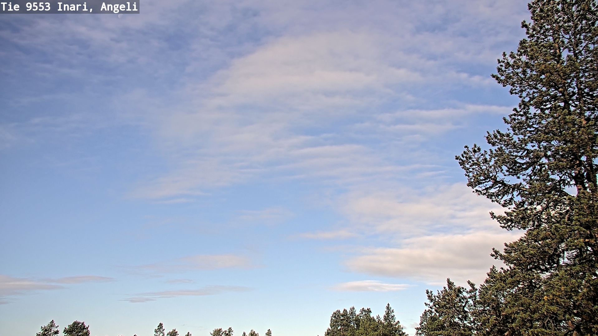 Weather Camera Image Road 9553 Inari, Angeli, Lintupuolivaara, Inari, Lappi