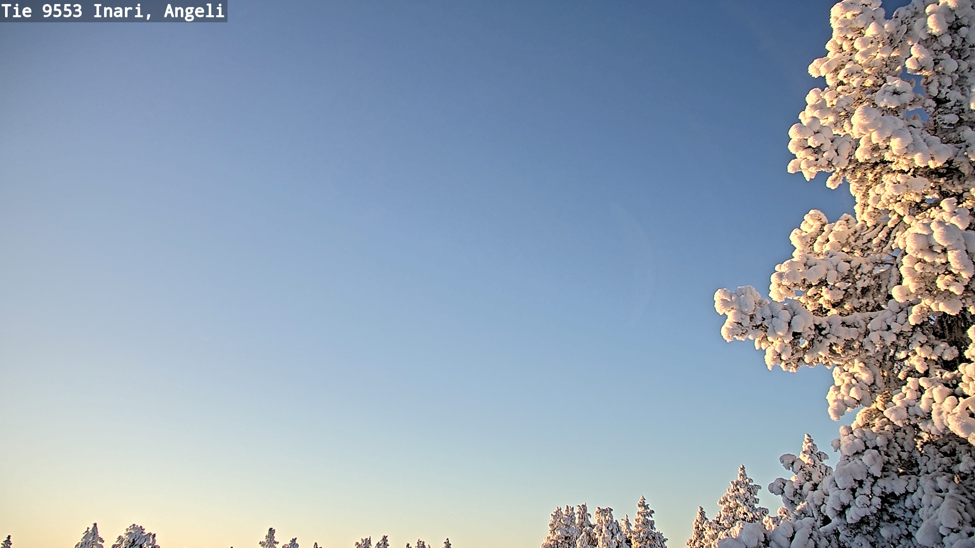 Weather Camera Image Road 9553 Inari, Angeli, Lintupuolivaara, Inari, Lappi