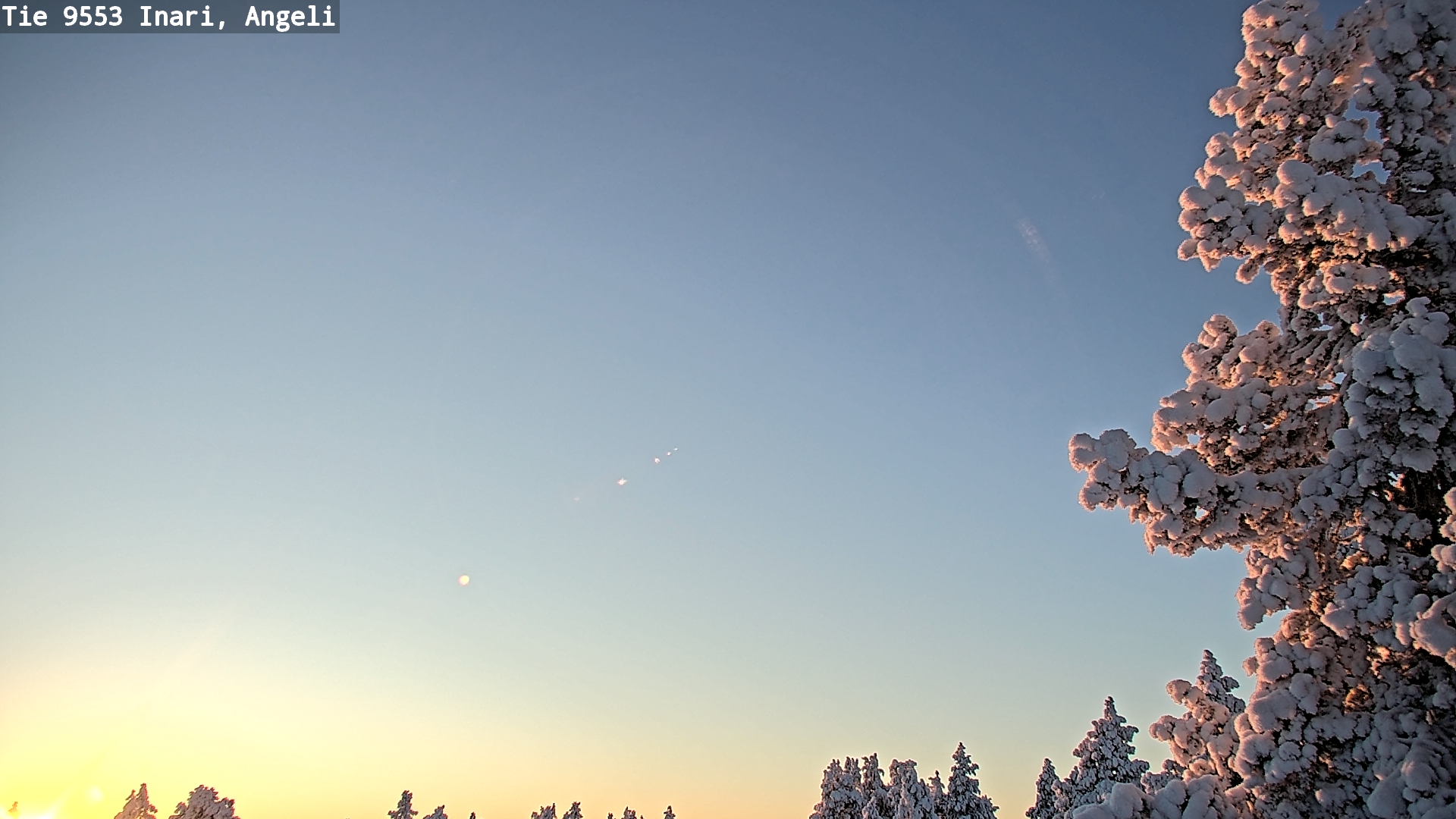 Weather Camera Image Road 9553 Inari, Angeli, Lintupuolivaara, Inari, Lappi