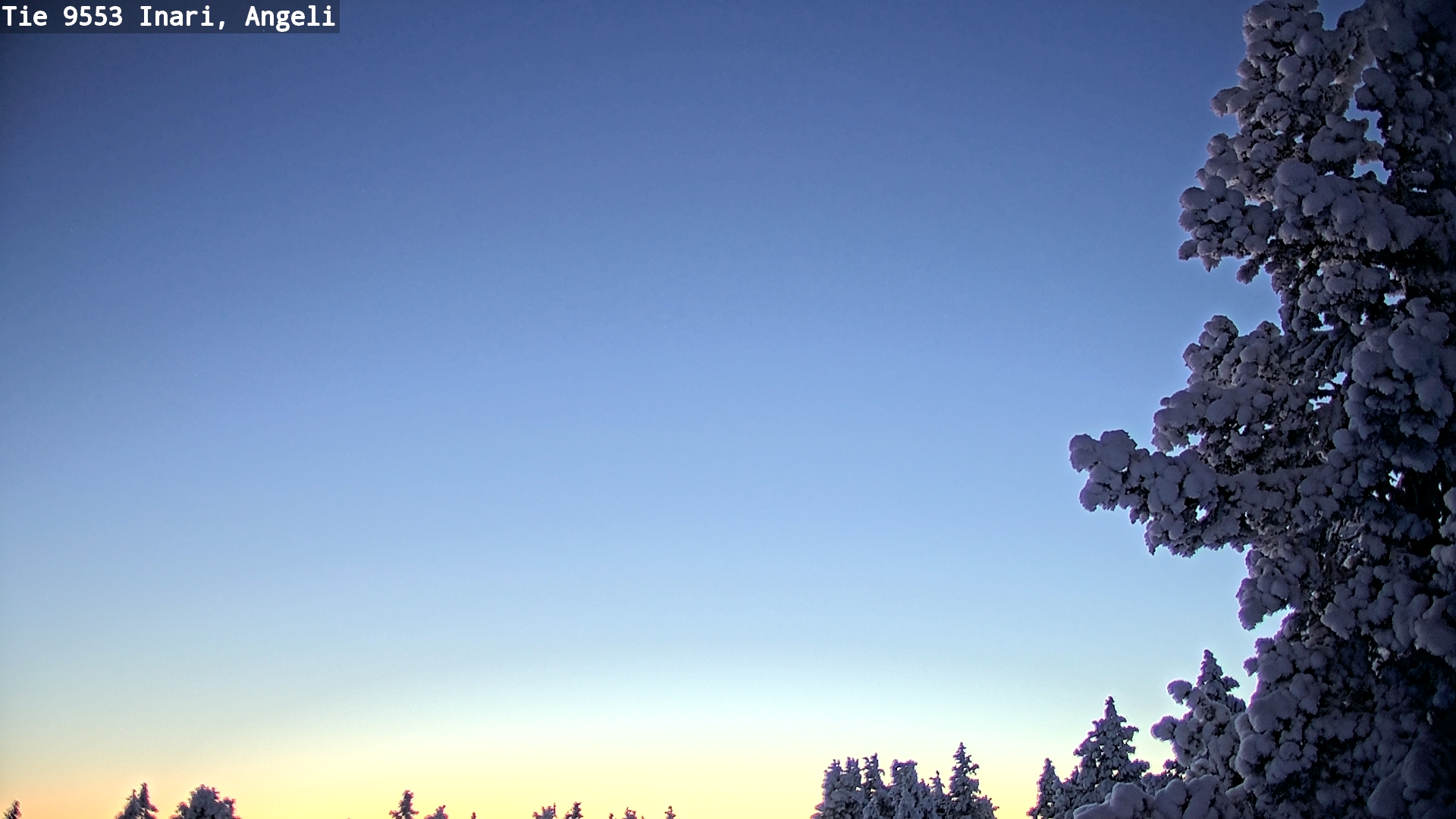 Weather Camera Image Road 9553 Inari, Angeli, Lintupuolivaara, Inari, Lappi