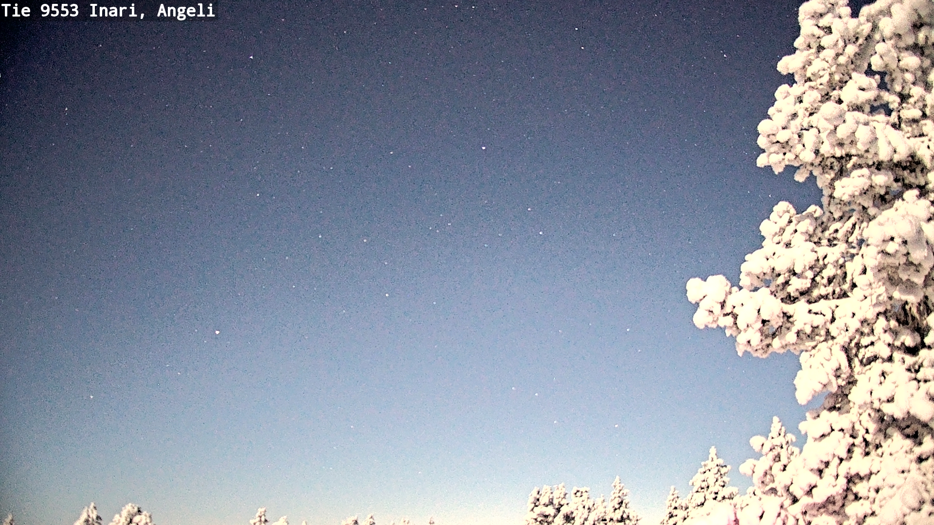 Weather Camera Image Road 9553 Inari, Angeli, Lintupuolivaara, Inari, Lappi