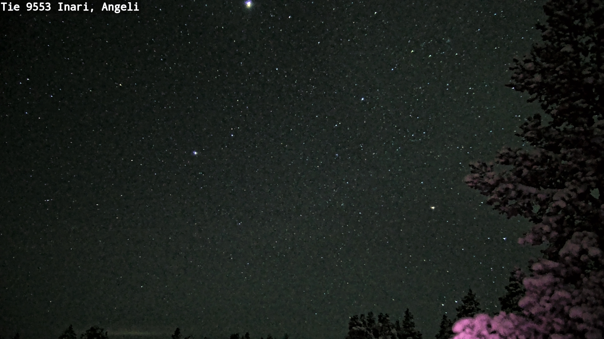 Weather Camera Image Väg 9553 Inari, Angeli, Lintupuolivaara, Inari, Lappi