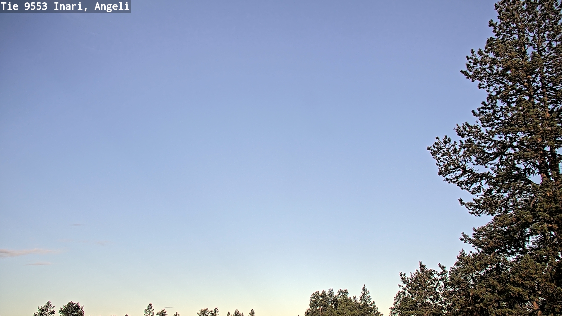 Weather Camera Image Road 9553 Inari, Angeli, Lintupuolivaara, Inari, Lappi