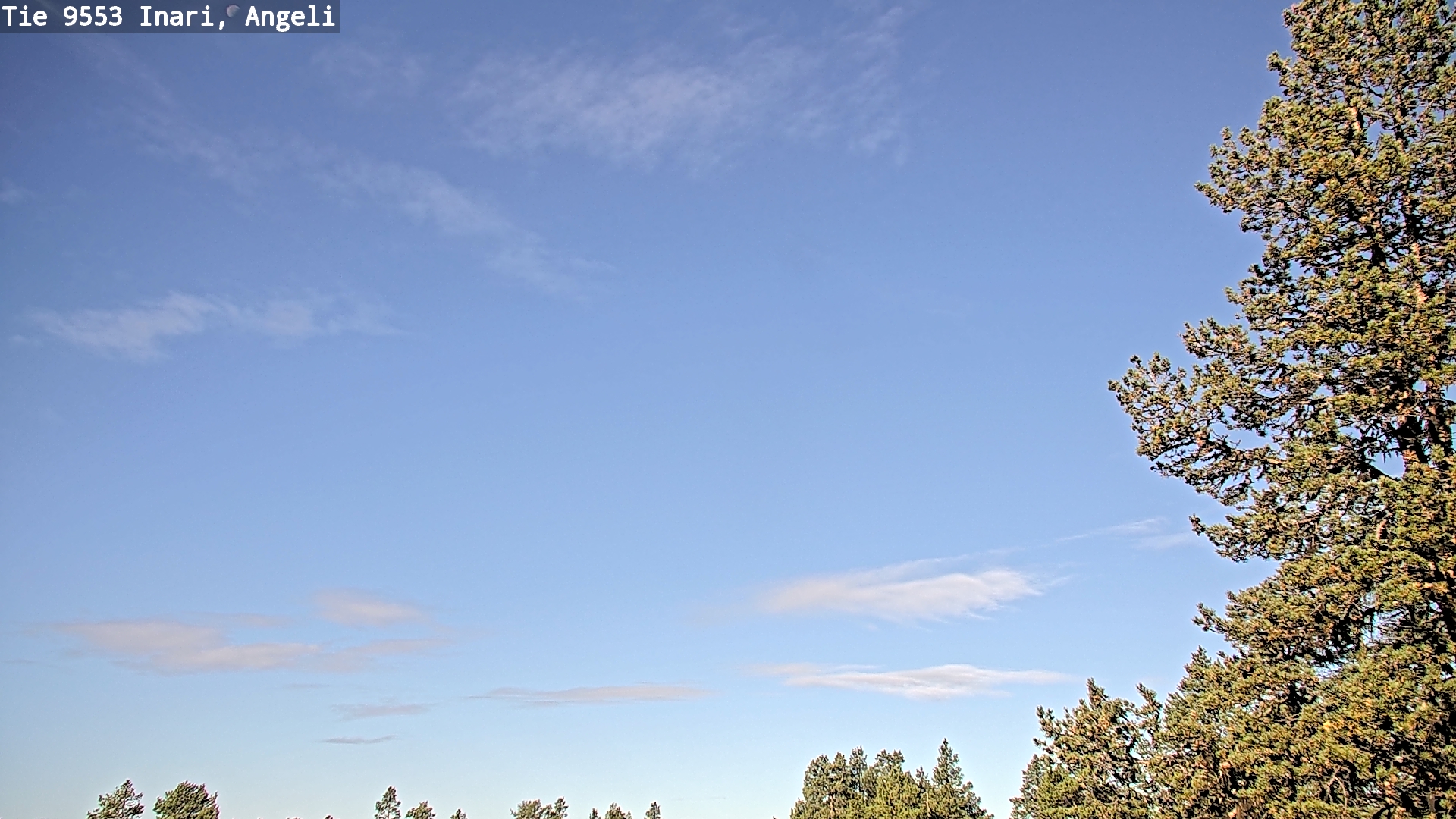 Weather Camera Image Road 9553 Inari, Angeli, Lintupuolivaara, Inari, Lappi