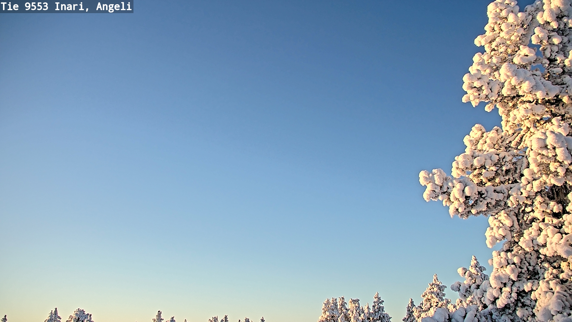 Weather Camera Image Road 9553 Inari, Angeli, Lintupuolivaara, Inari, Lappi