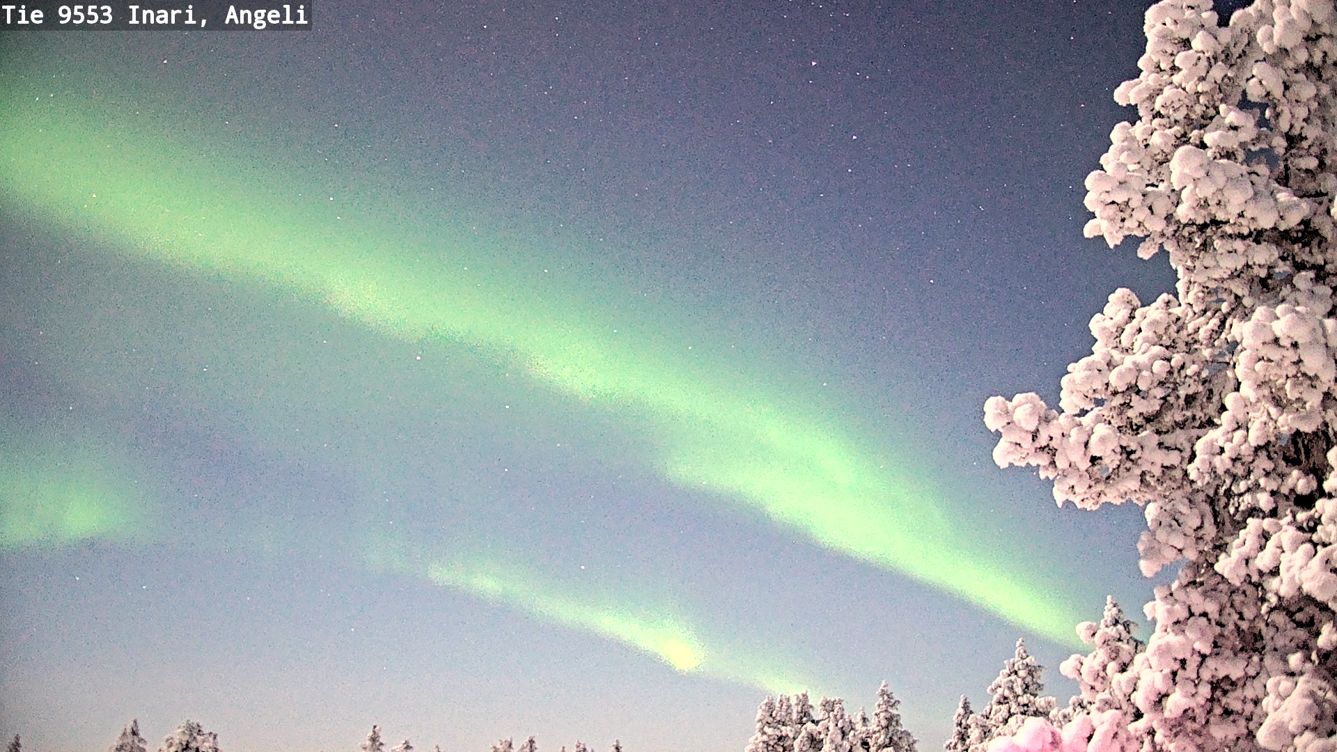Kelikamerat Kuva Tie 9553 Inari, Angeli, Lintupuolivaara, Inari, Lappi