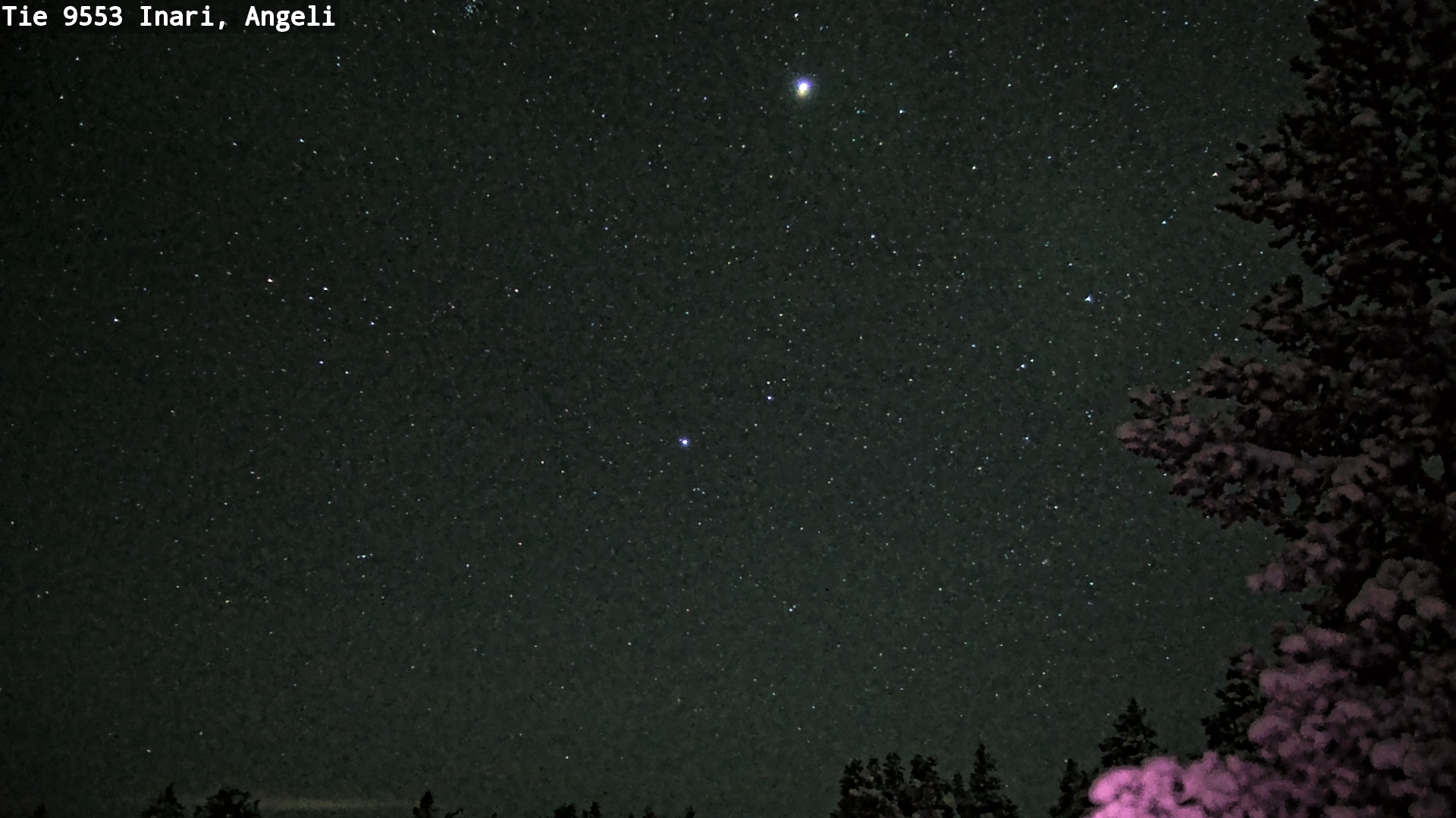 Weather Camera Image Road 9553 Inari, Angeli, Lintupuolivaara, Inari, Lappi