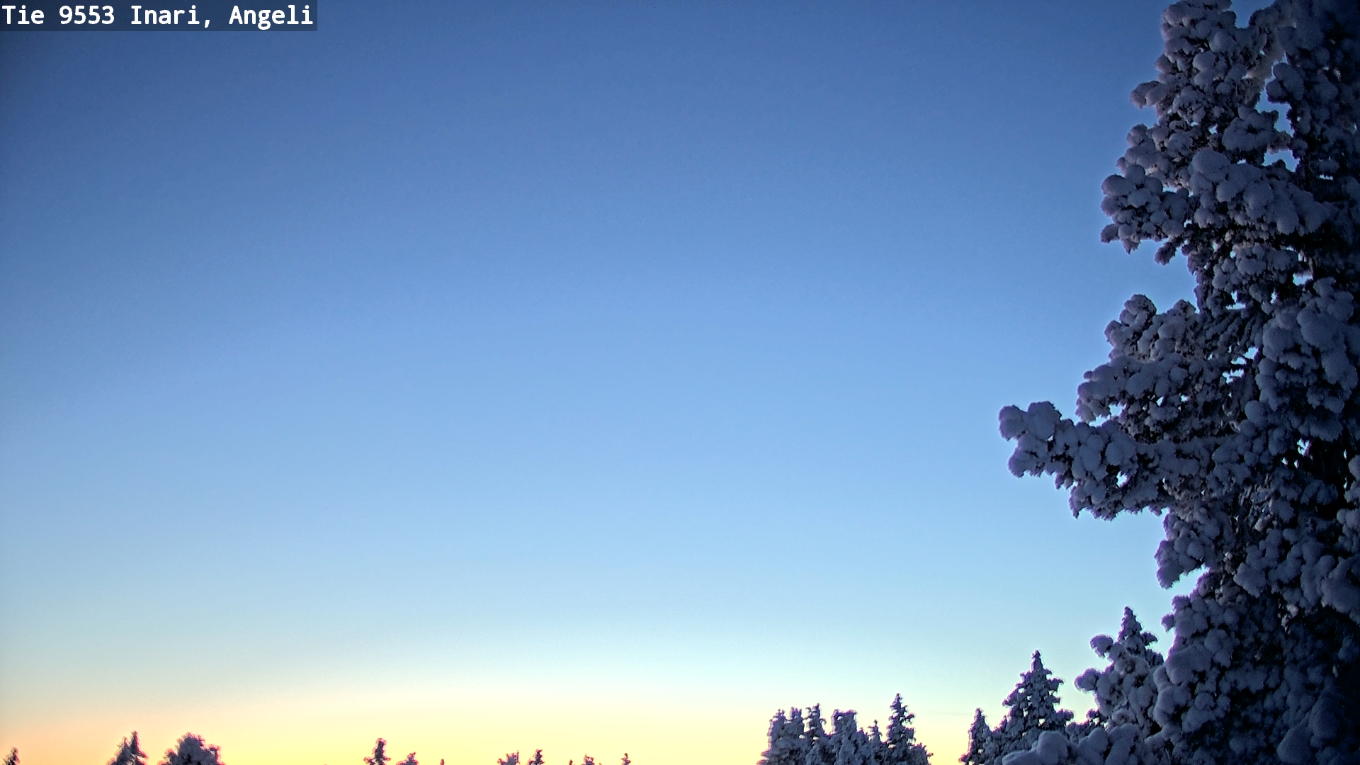 Weather Camera Image Road 9553 Inari, Angeli, Lintupuolivaara, Inari, Lappi
