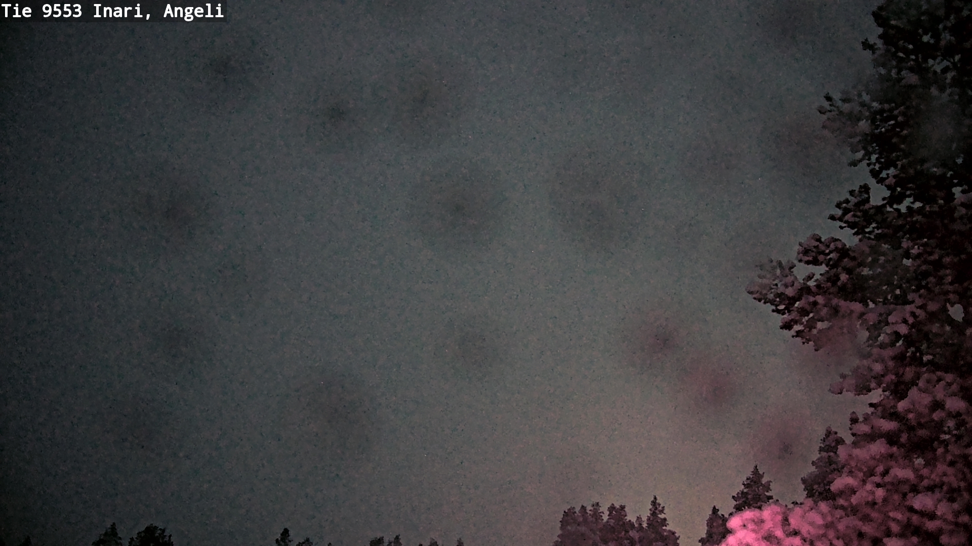 Weather Camera Image Road 9553 Inari, Angeli, Lintupuolivaara, Inari, Lappi