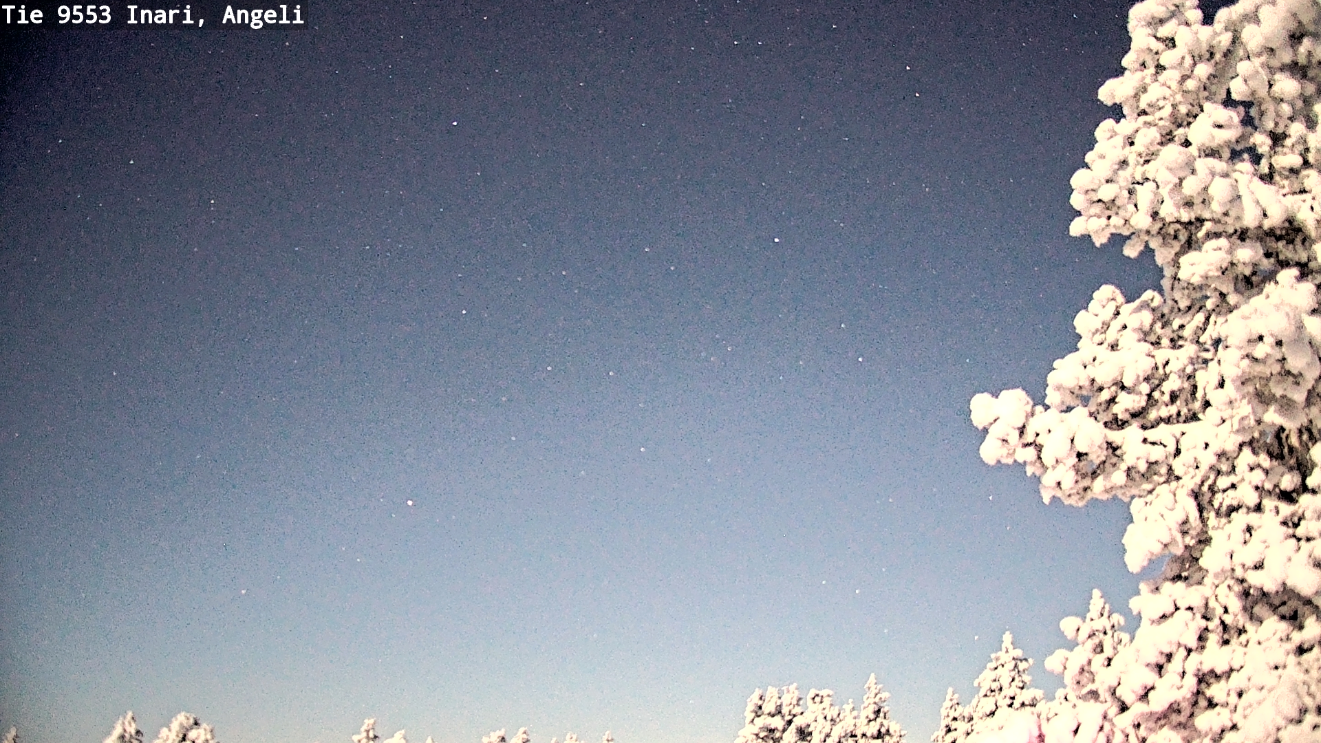 Weather Camera Image Road 9553 Inari, Angeli, Lintupuolivaara, Inari, Lappi