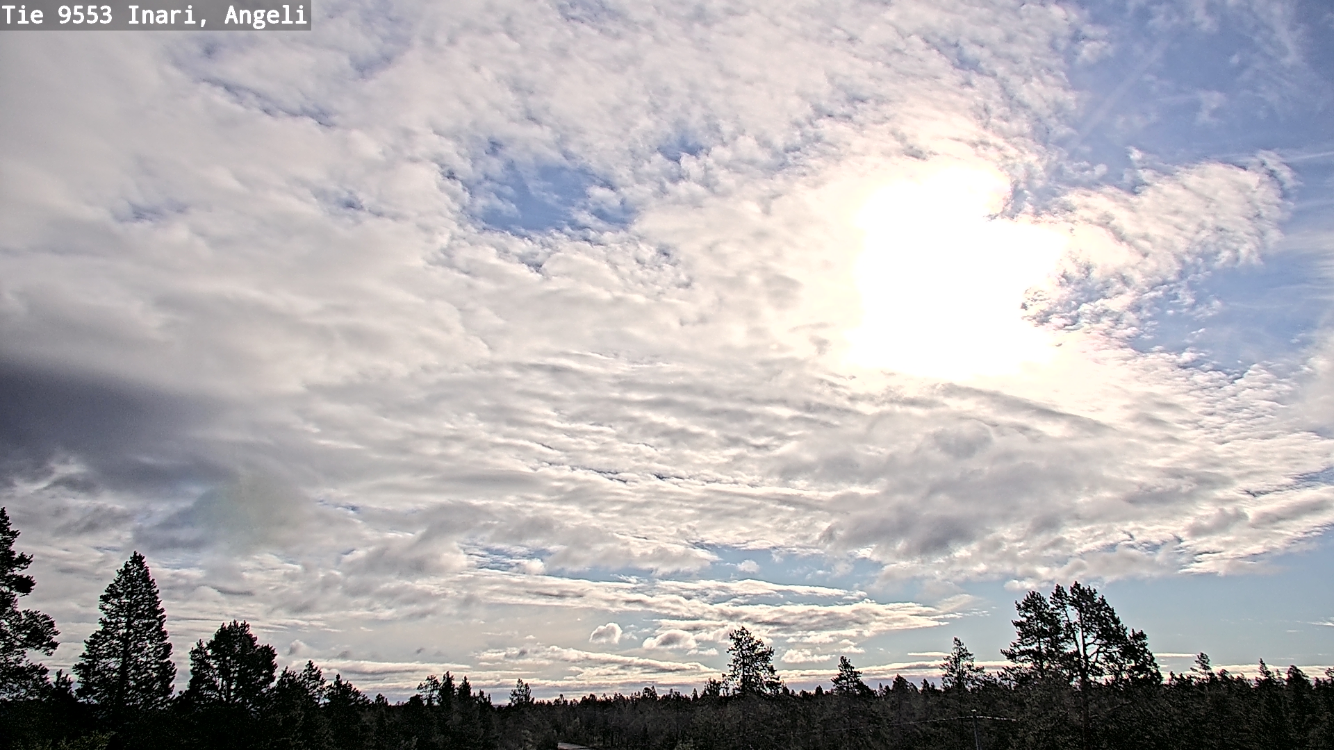 Weather Camera Image Road 9553 Inari, Angeli, Lintupuolivaara, Inari, Lappi