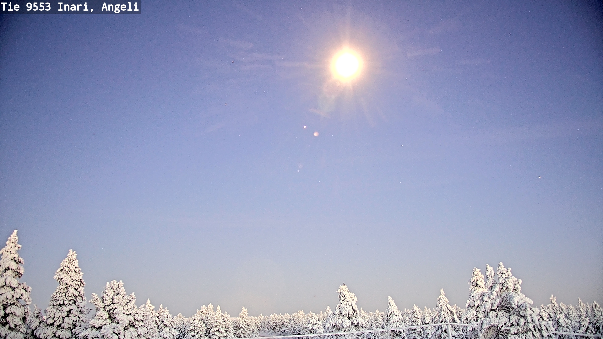 Weather Camera Image Road 9553 Inari, Angeli, Lintupuolivaara, Inari, Lappi