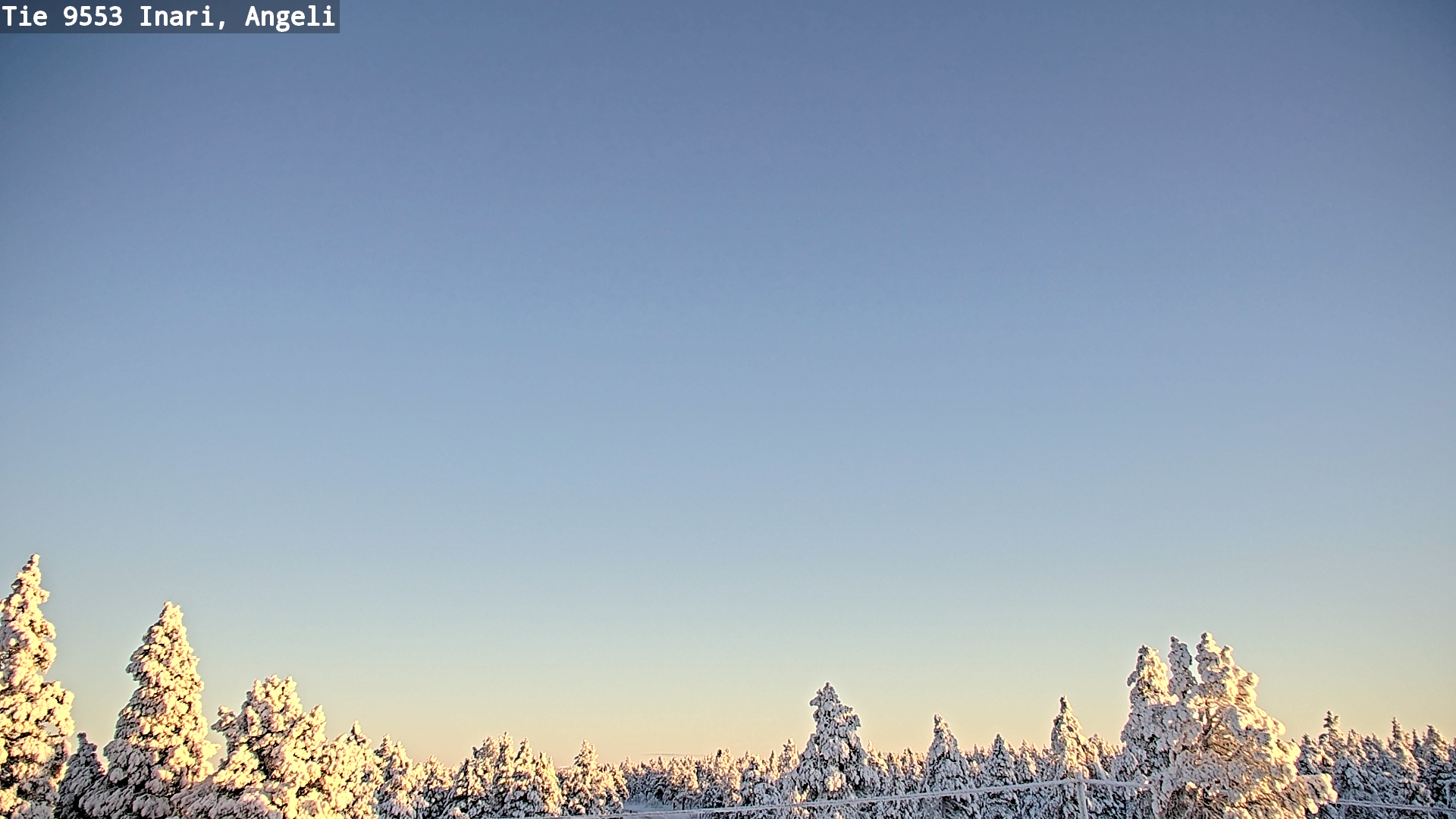 Weather Camera Image Road 9553 Inari, Angeli, Lintupuolivaara, Inari, Lappi