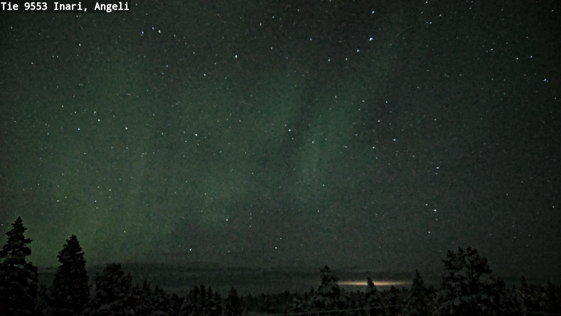 Weather Camera Image Väg 9553 Inari, Angeli, Lintupuolivaara, Inari, Lappi