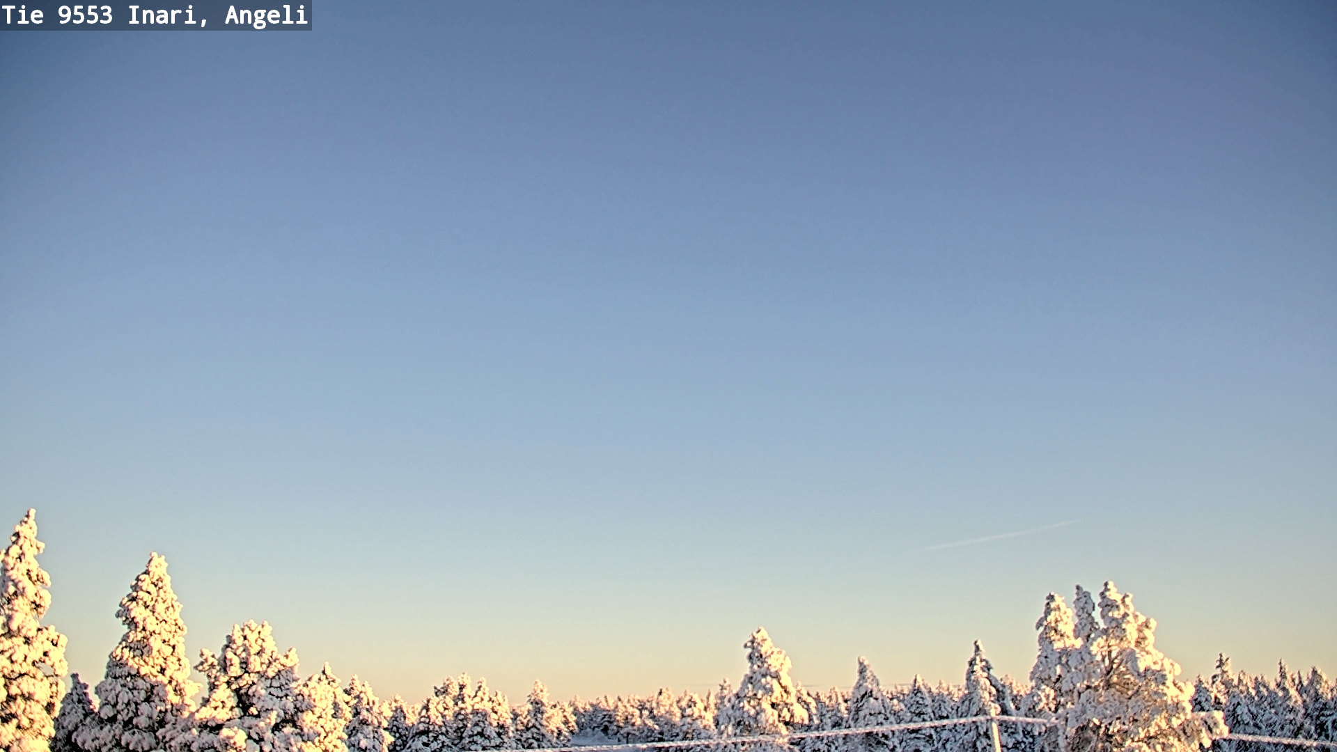 Weather Camera Image Road 9553 Inari, Angeli, Lintupuolivaara, Inari, Lappi