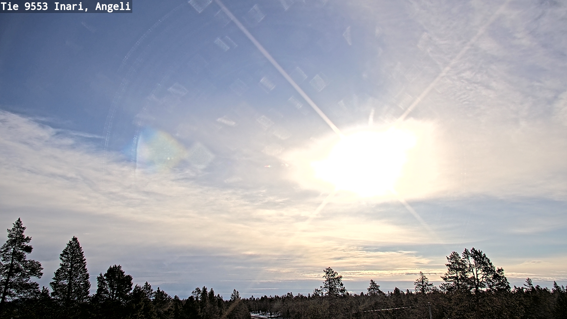 Weather Camera Image Road 9553 Inari, Angeli, Lintupuolivaara, Inari, Lappi