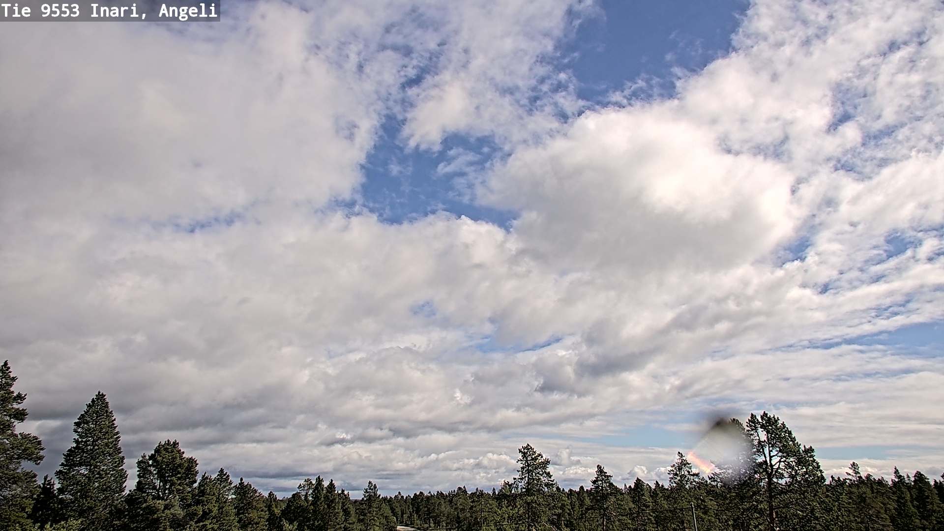 Weather Camera Image Road 9553 Inari, Angeli, Lintupuolivaara, Inari, Lappi