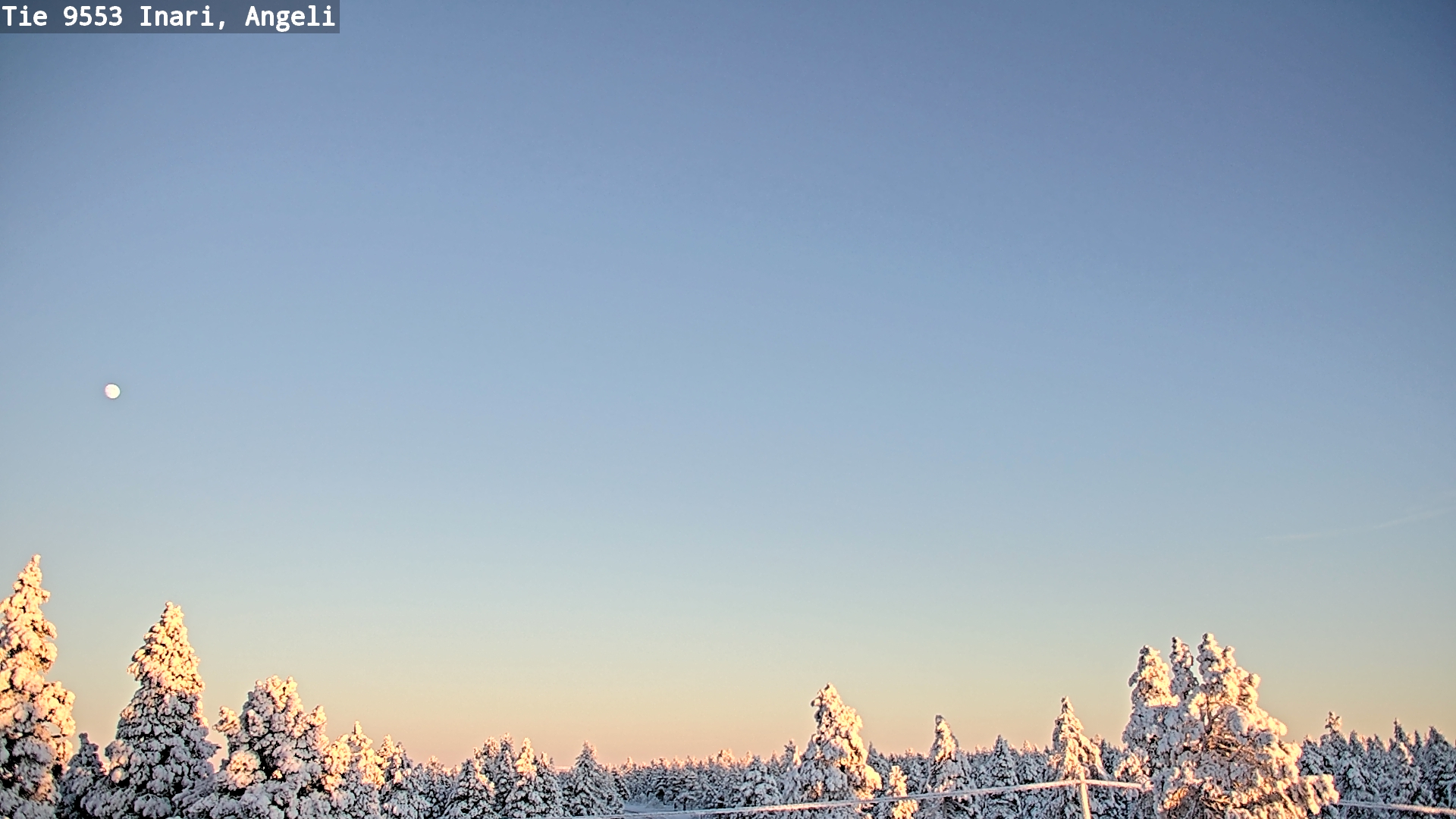 Weather Camera Image Road 9553 Inari, Angeli, Lintupuolivaara, Inari, Lappi