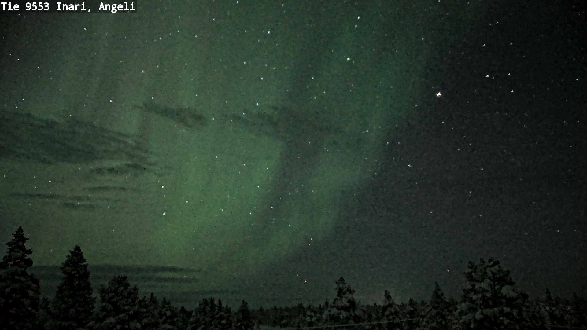 Weather Camera Image Road 9553 Inari, Angeli, Lintupuolivaara, Inari, Lappi