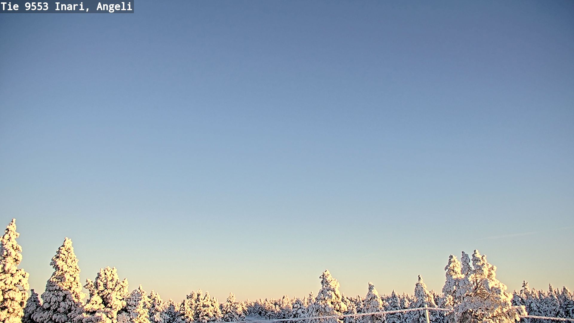 Weather Camera Image Road 9553 Inari, Angeli, Lintupuolivaara, Inari, Lappi