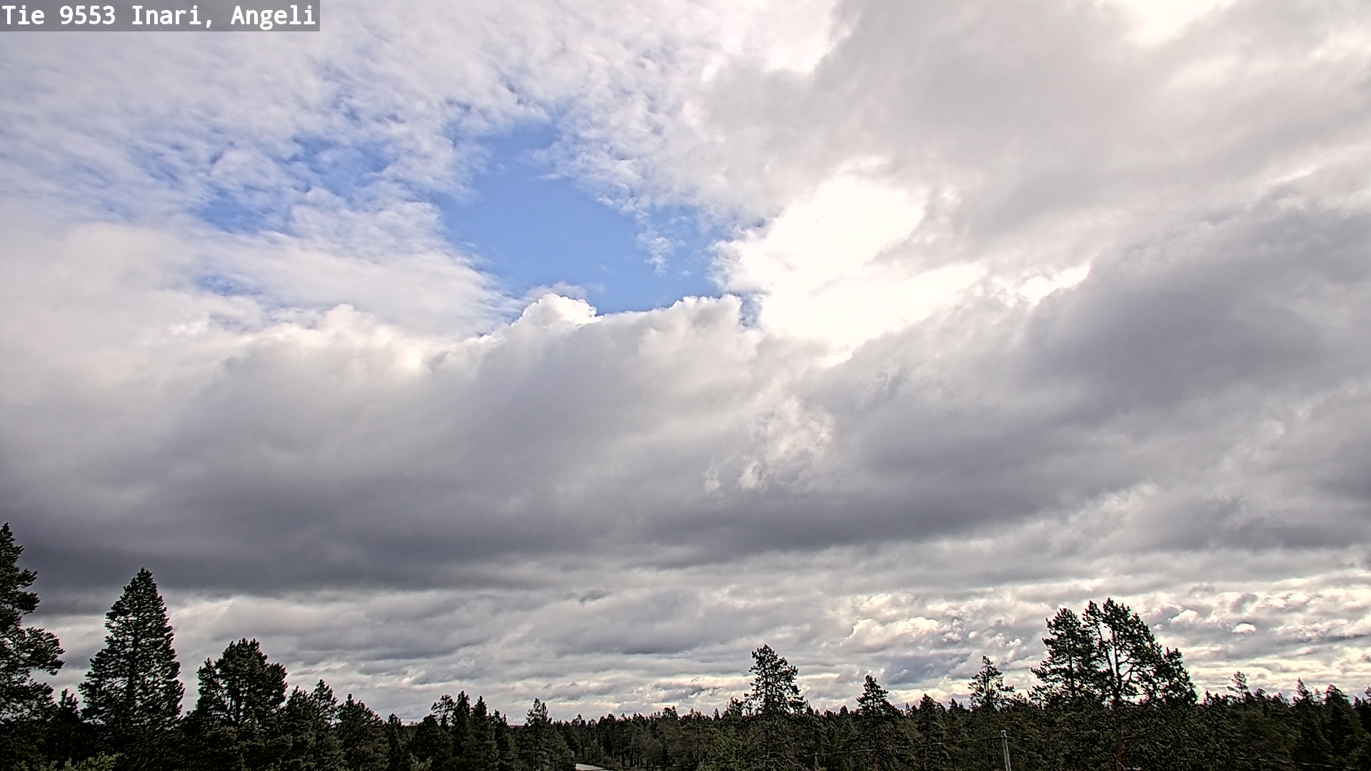 Weather Camera Image Road 9553 Inari, Angeli, Lintupuolivaara, Inari, Lappi