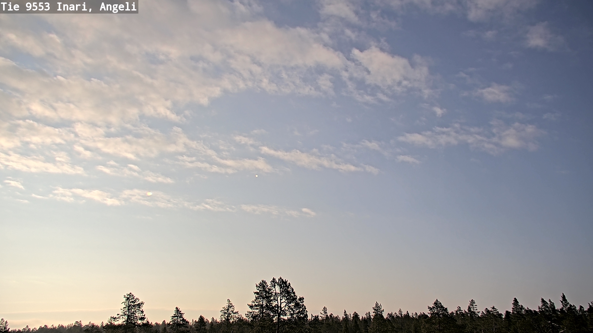 Weather Camera Image Road 9553 Inari, Angeli, Lintupuolivaara, Inari, Lappi