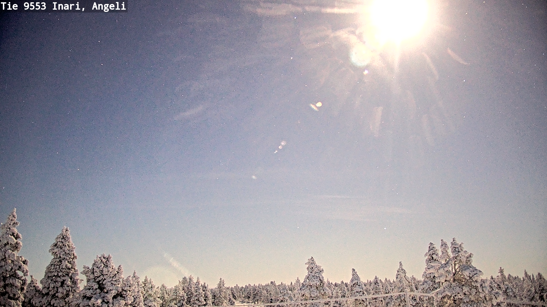 Weather Camera Image Road 9553 Inari, Angeli, Lintupuolivaara, Inari, Lappi