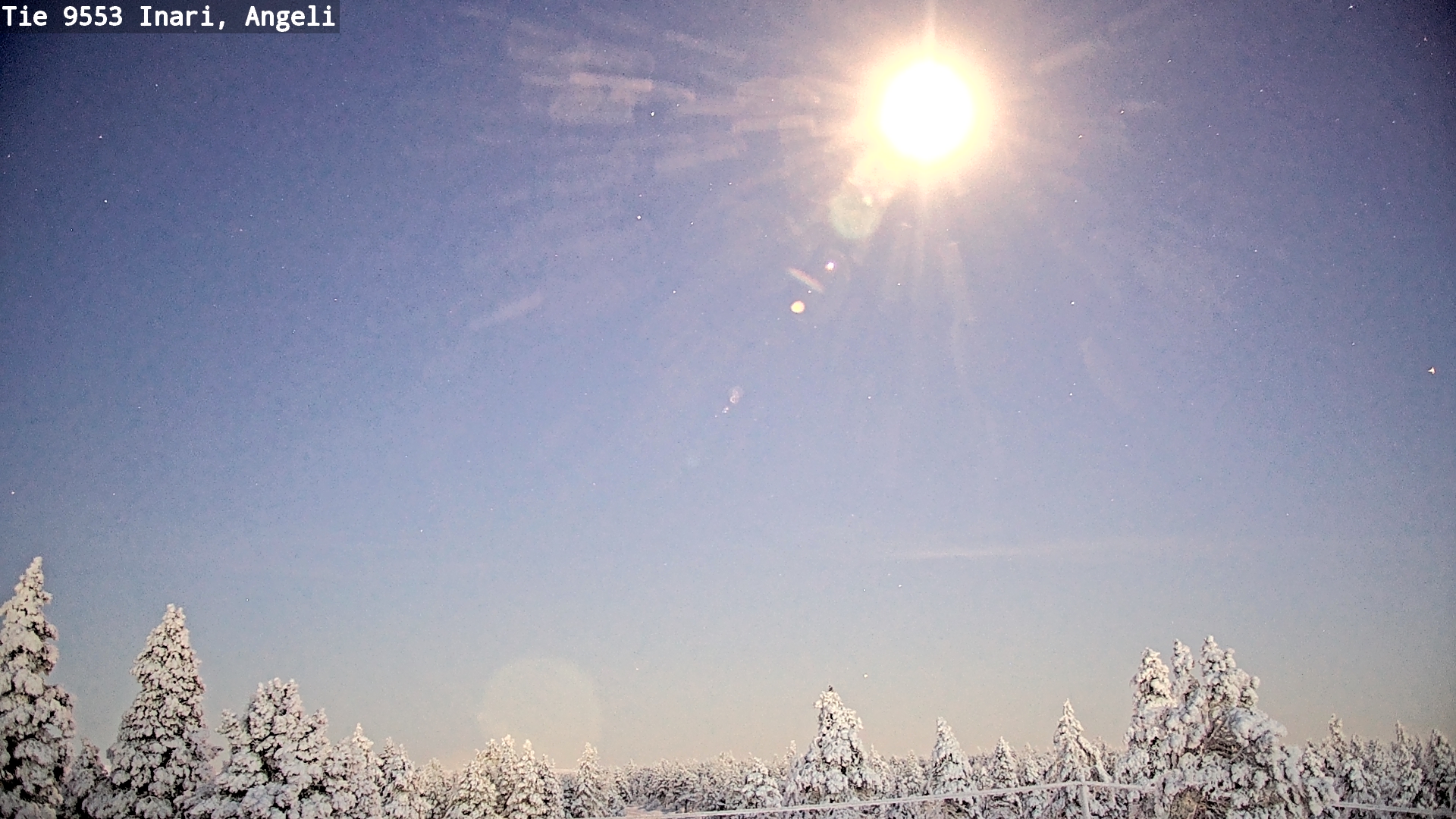 Weather Camera Image Road 9553 Inari, Angeli, Lintupuolivaara, Inari, Lappi