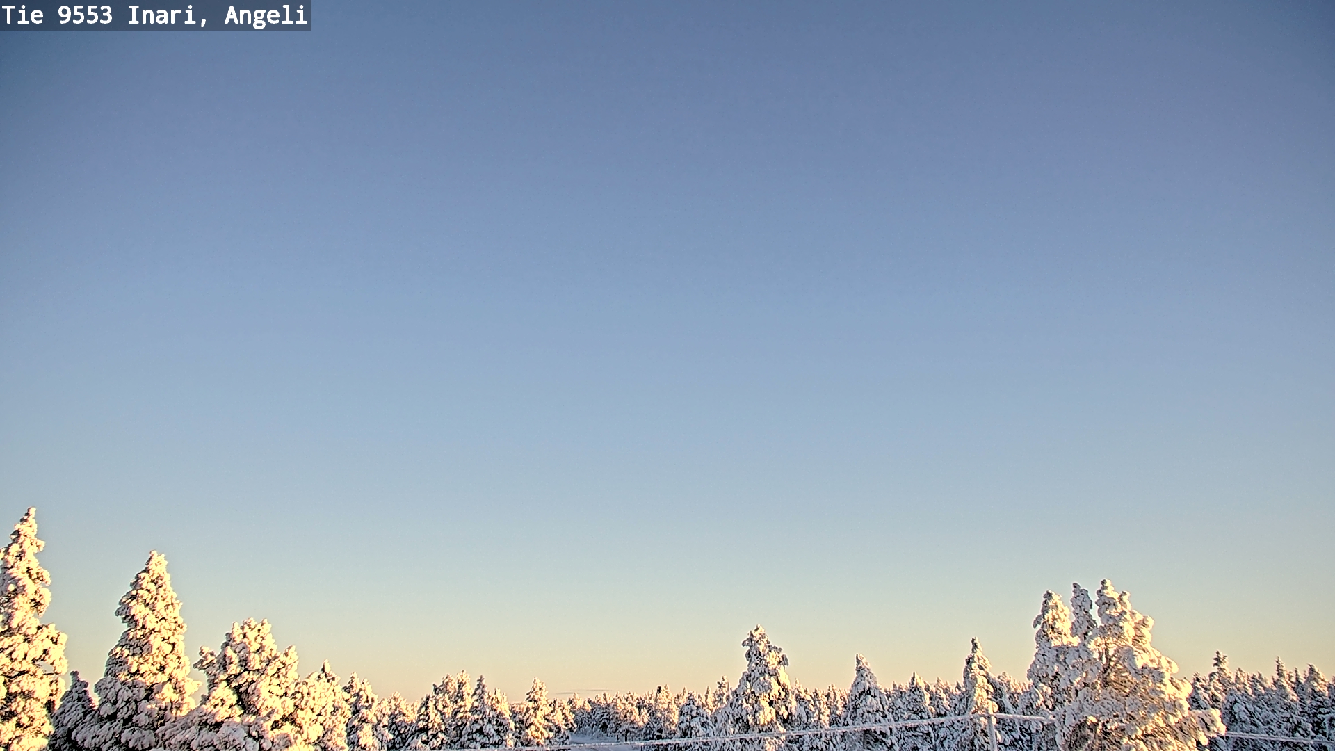 Weather Camera Image Road 9553 Inari, Angeli, Lintupuolivaara, Inari, Lappi