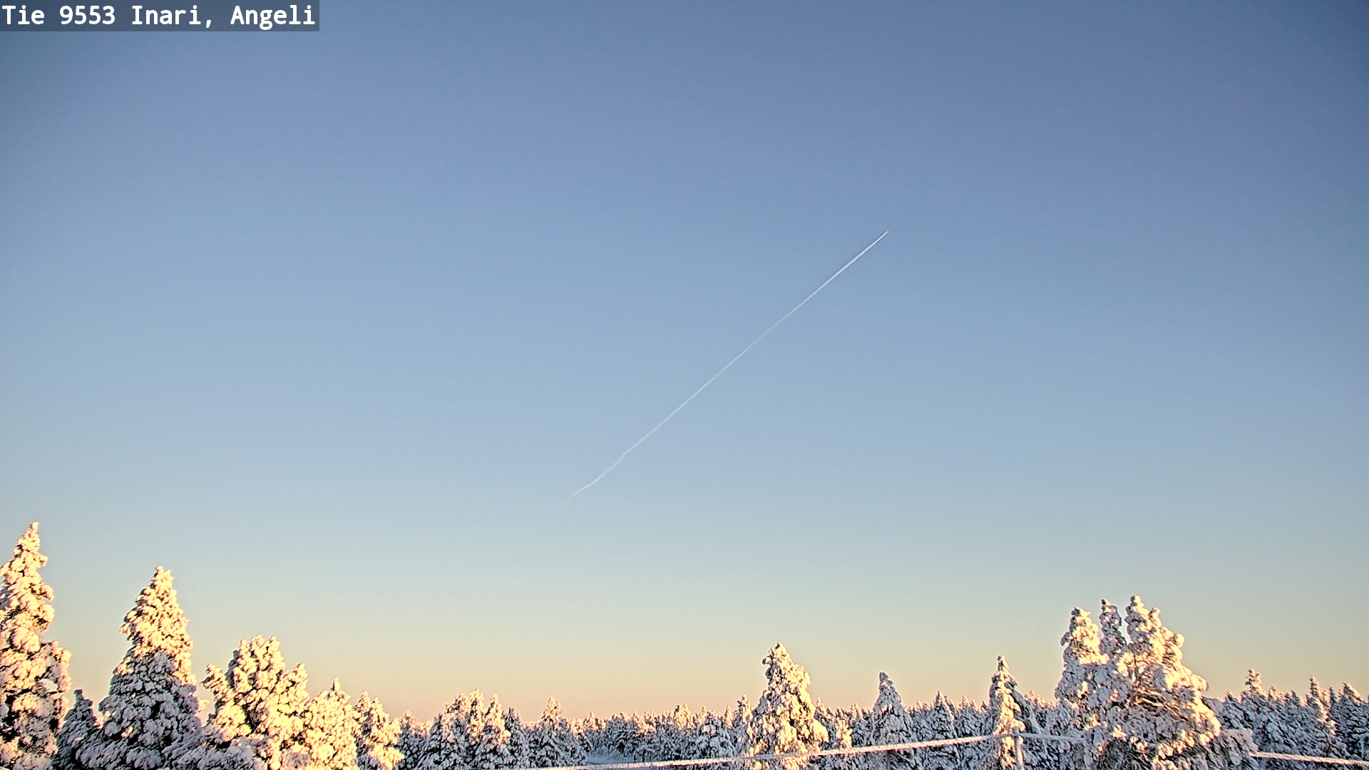 Weather Camera Image Road 9553 Inari, Angeli, Lintupuolivaara, Inari, Lappi