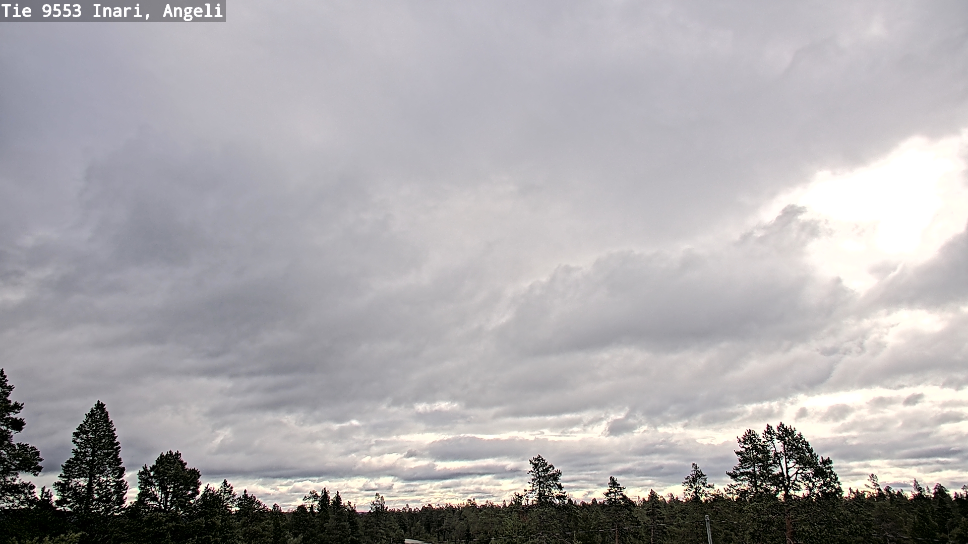 Weather Camera Image Road 9553 Inari, Angeli, Lintupuolivaara, Inari, Lappi
