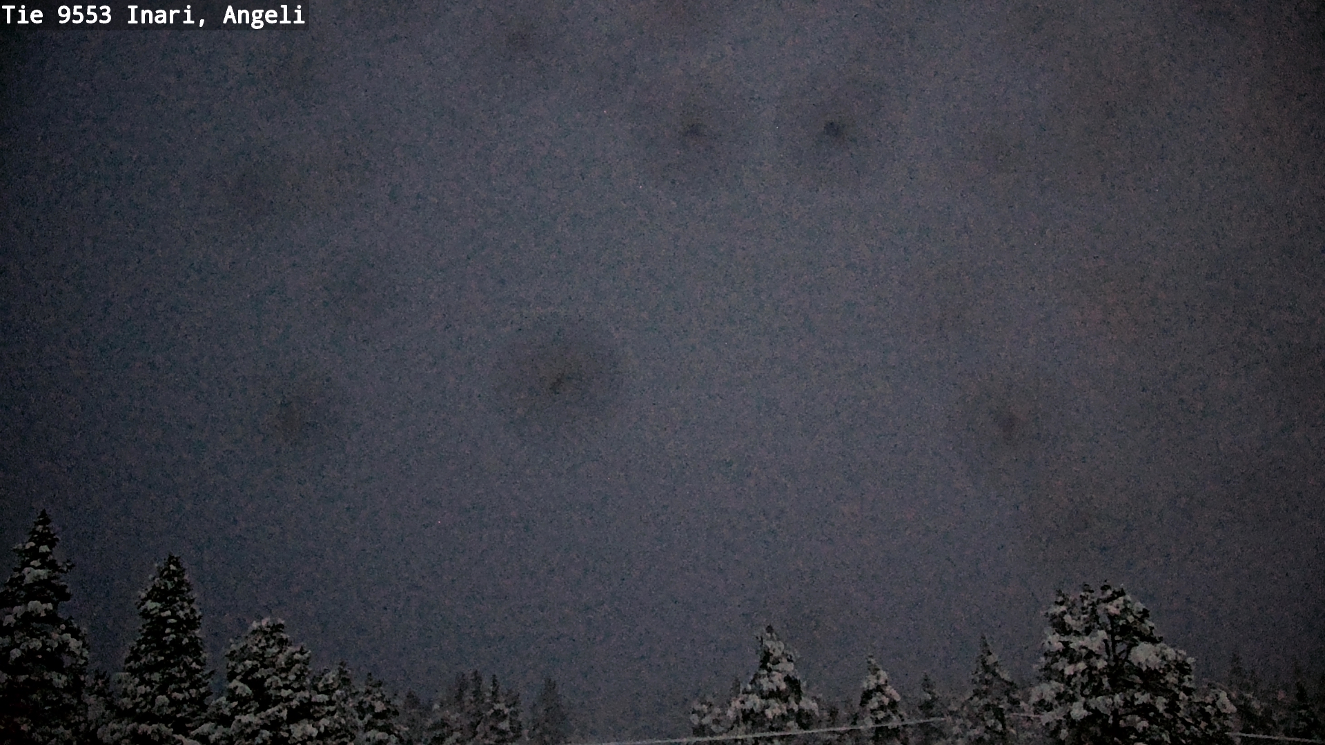 Weather Camera Image Road 9553 Inari, Angeli, Lintupuolivaara, Inari, Lappi