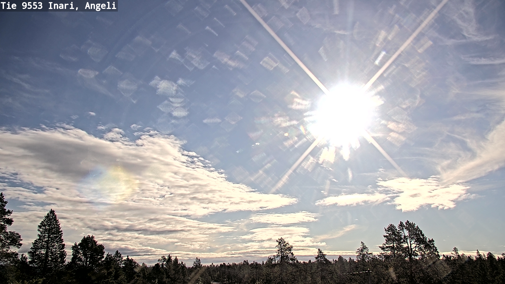 Weather Camera Image Road 9553 Inari, Angeli, Lintupuolivaara, Inari, Lappi