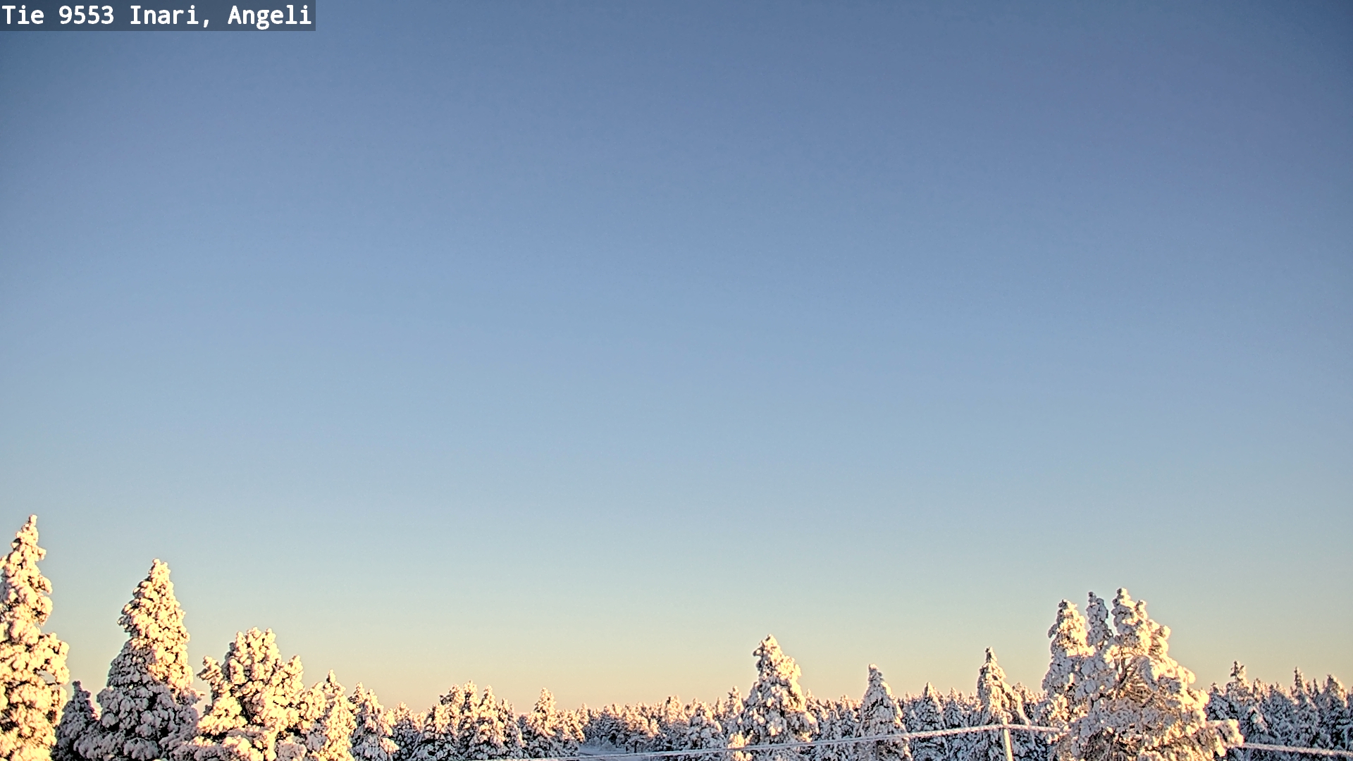 Weather Camera Image Road 9553 Inari, Angeli, Lintupuolivaara, Inari, Lappi
