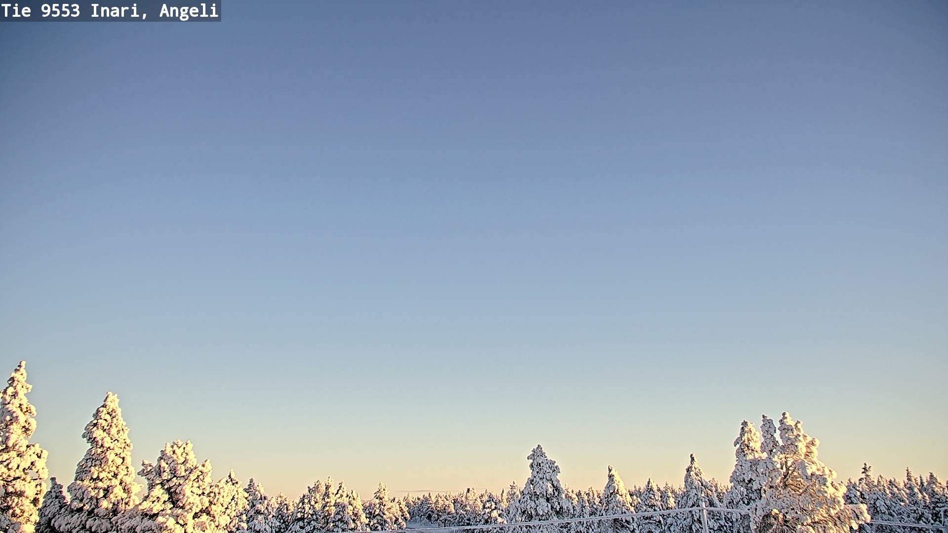 Weather Camera Image Road 9553 Inari, Angeli, Lintupuolivaara, Inari, Lappi