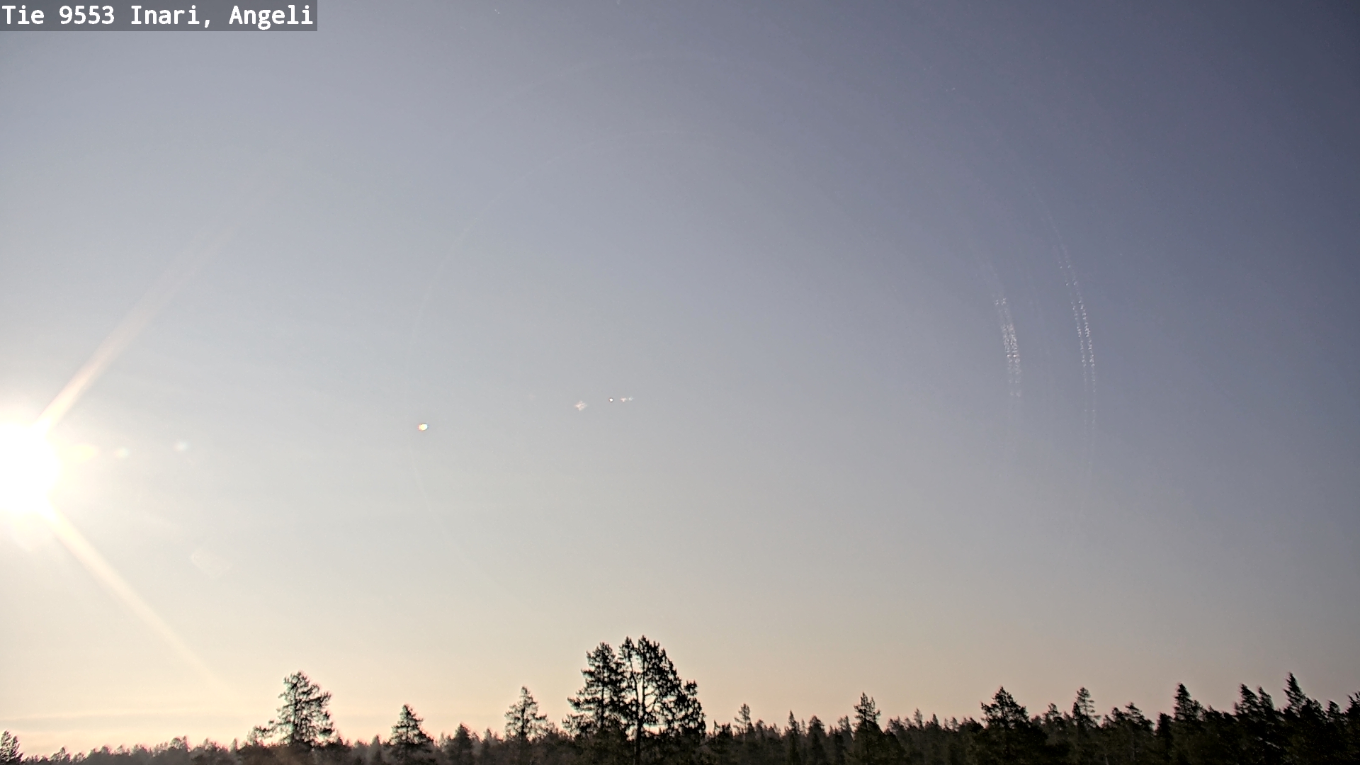 Weather Camera Image Väg 9553 Inari, Angeli, Lintupuolivaara, Inari, Lappi
