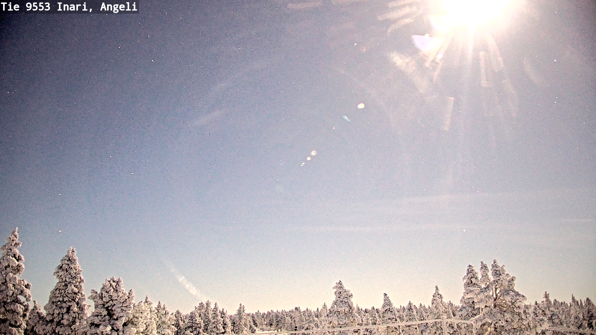 Weather Camera Image Road 9553 Inari, Angeli, Lintupuolivaara, Inari, Lappi