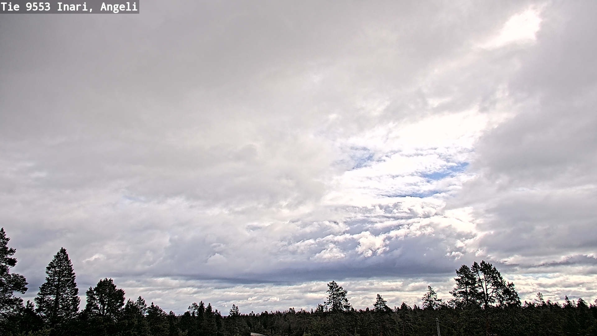 Weather Camera Image Road 9553 Inari, Angeli, Lintupuolivaara, Inari, Lappi