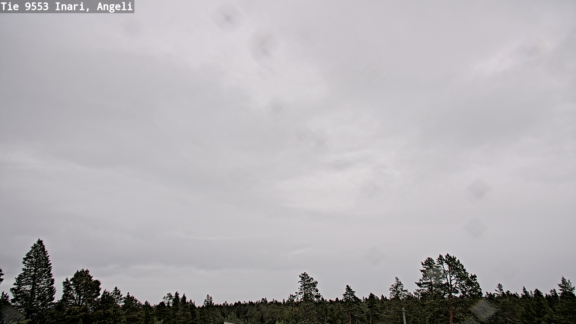 Weather Camera Image Road 9553 Inari, Angeli, Lintupuolivaara, Inari, Lappi